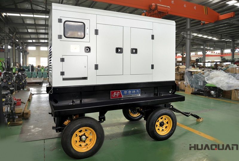 一臺75kw含棚移動拖車發電機組在5月31日順利發往湖北省武漢市