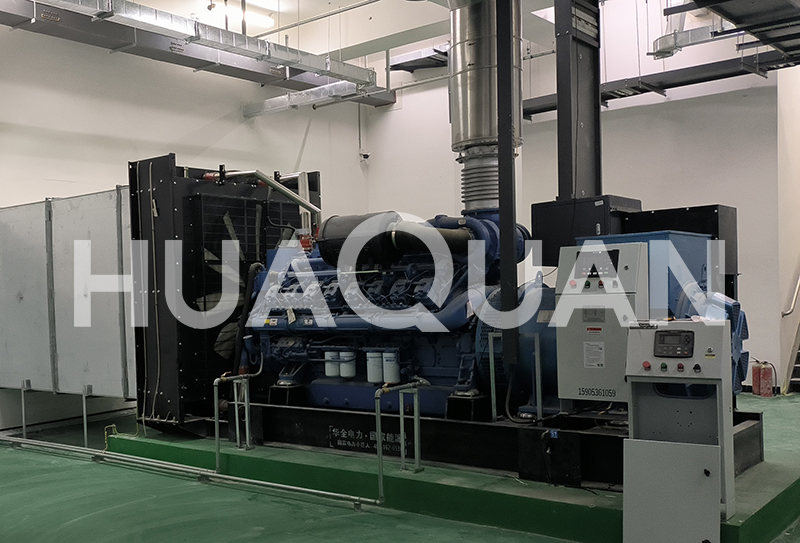 河南某部隊550kW發電機組電站項目