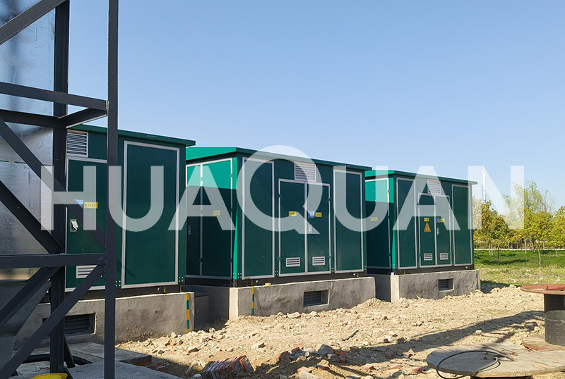 湖北宜城某公司4.2MW光伏箱變并網項目